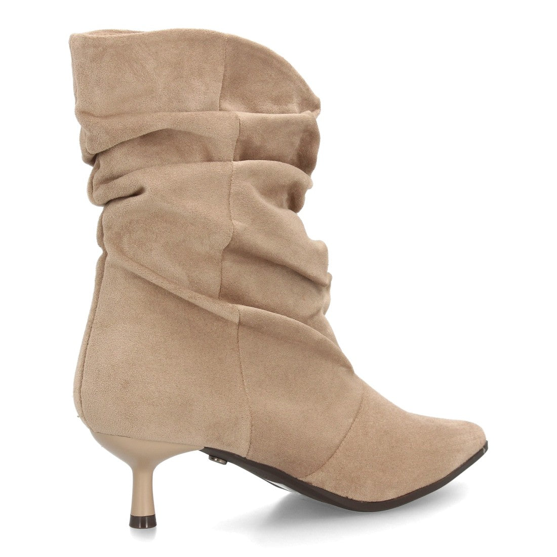Botines de tacón fino para mujer A-6018-Beige