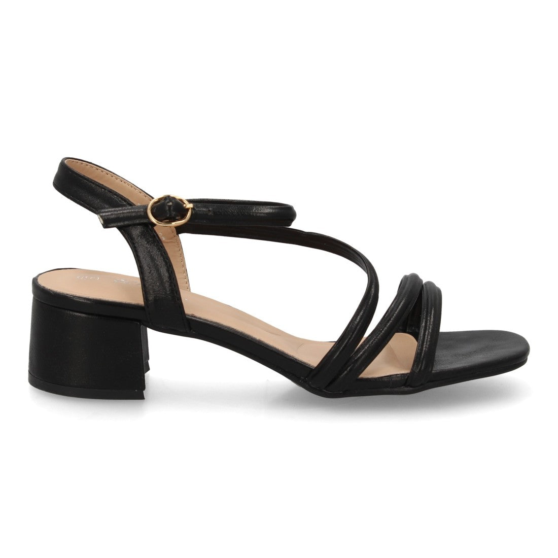 Sandalias con tacón para mujer ZYT955-Negro