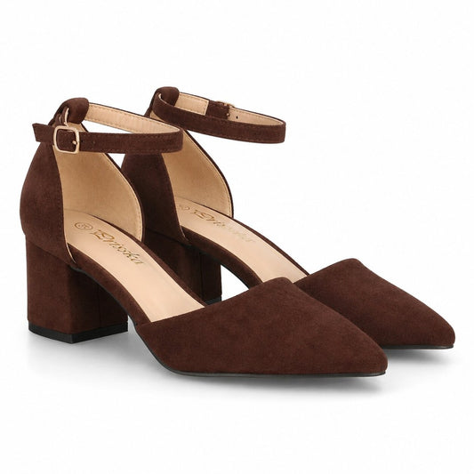Zapatos de salón para mujer YK265-1-Marron