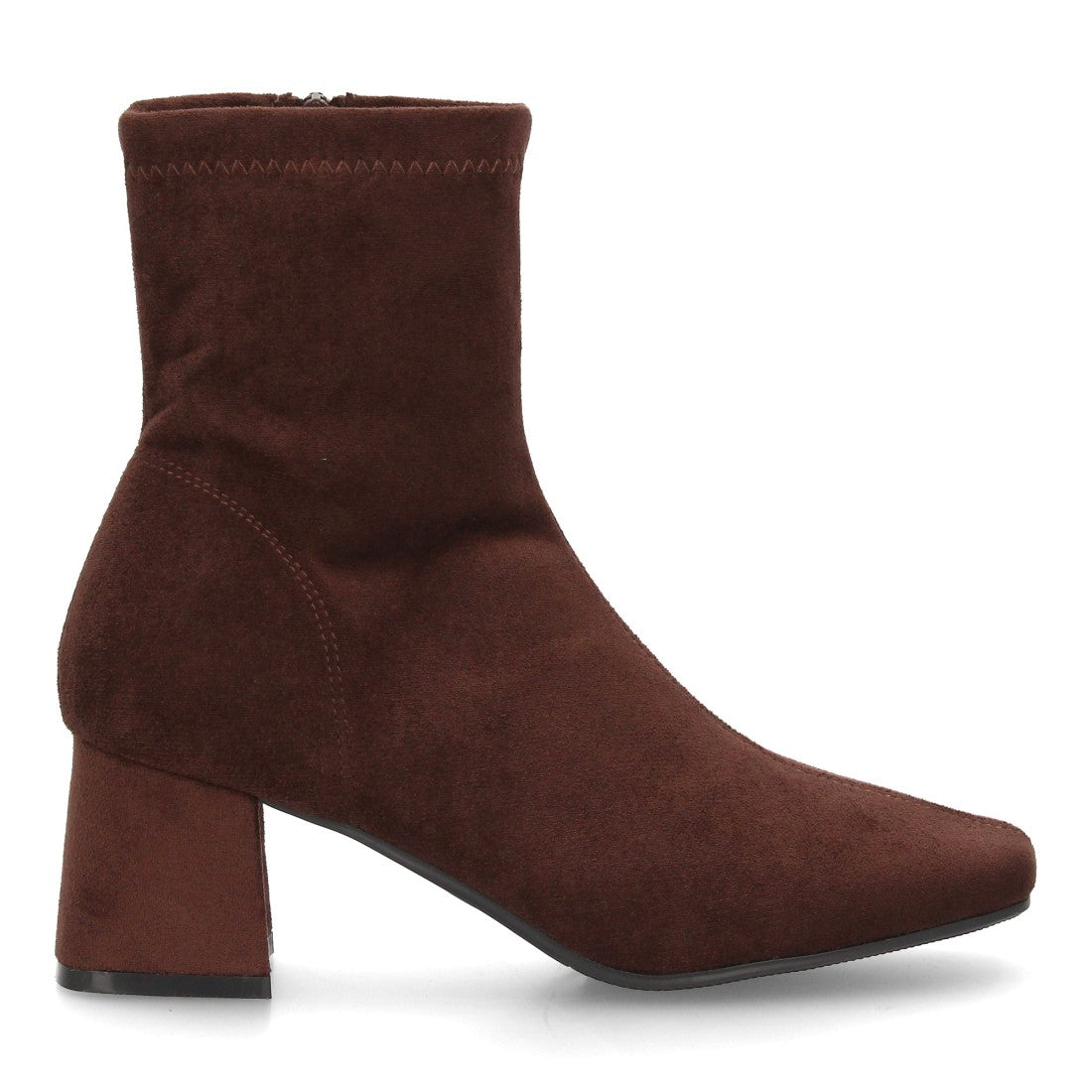 Botines con tacón para mujer YG966-Marron