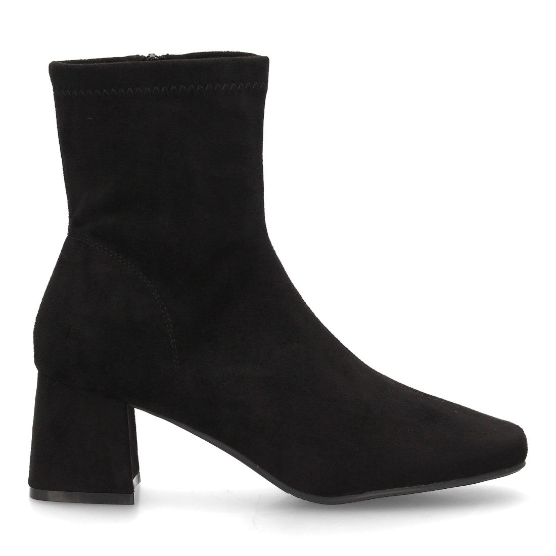Botines con tacón para mujer YG966-Negro