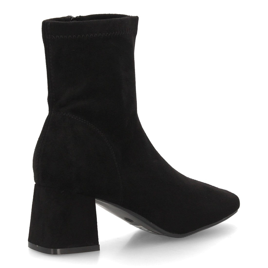 Botines con tacón para mujer YG966-Negro