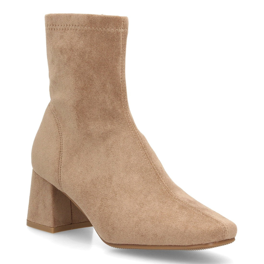 Botines con tacón para mujer YG966-Kaki