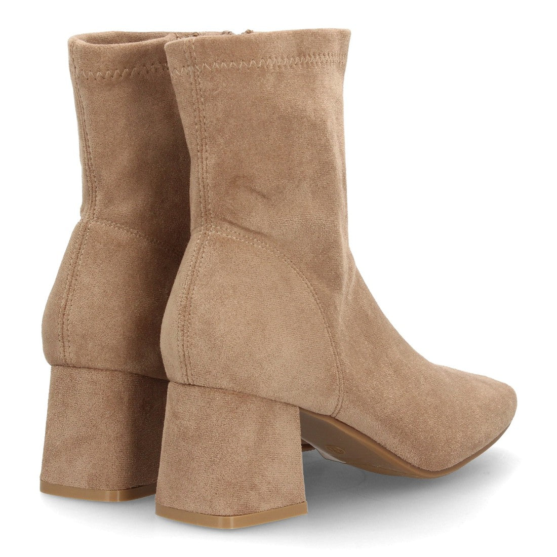 Botines con tacón para mujer YG966-Kaki