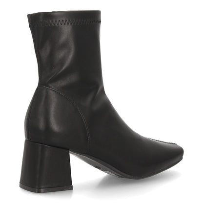 Botines con tacón para mujer YG965-Negro
