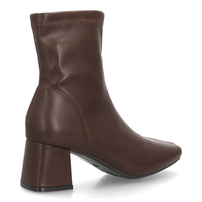 Botines con tacón para mujer YG965-Marron