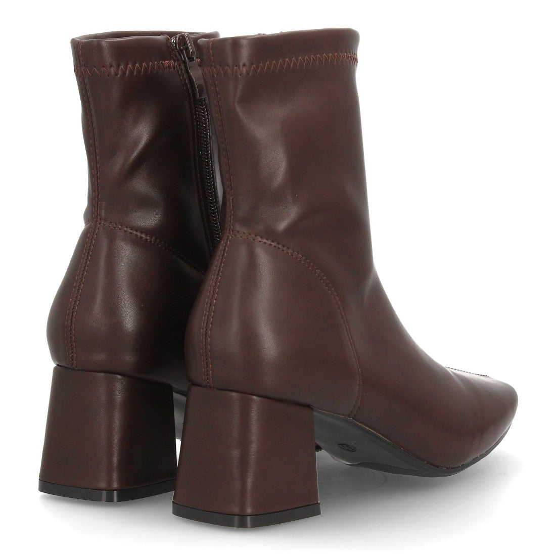 Botines con tacón para mujer YG965-Marron