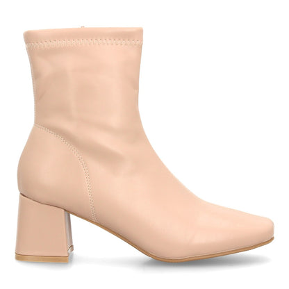 Botines con tacón para mujer YG965-Kaki