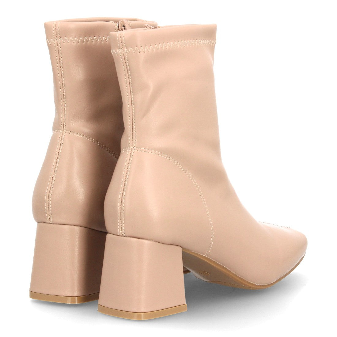 Botines con tacón para mujer YG965-Kaki