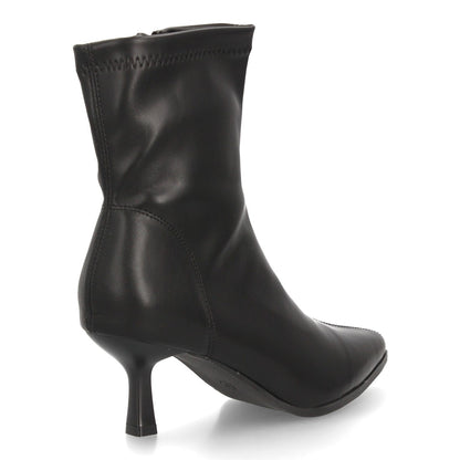 Botines con tacón para mujer YG967-Negro