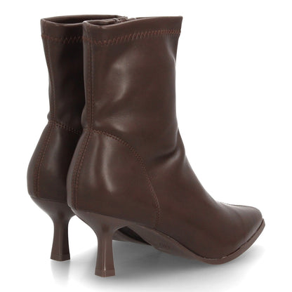 Botines con tacón para mujer YG967-Marron