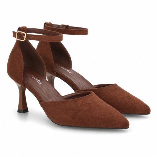 Zapatos de salón para mujer YG995-Marron