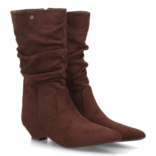 Botas planas para mujer S-6083-Marron