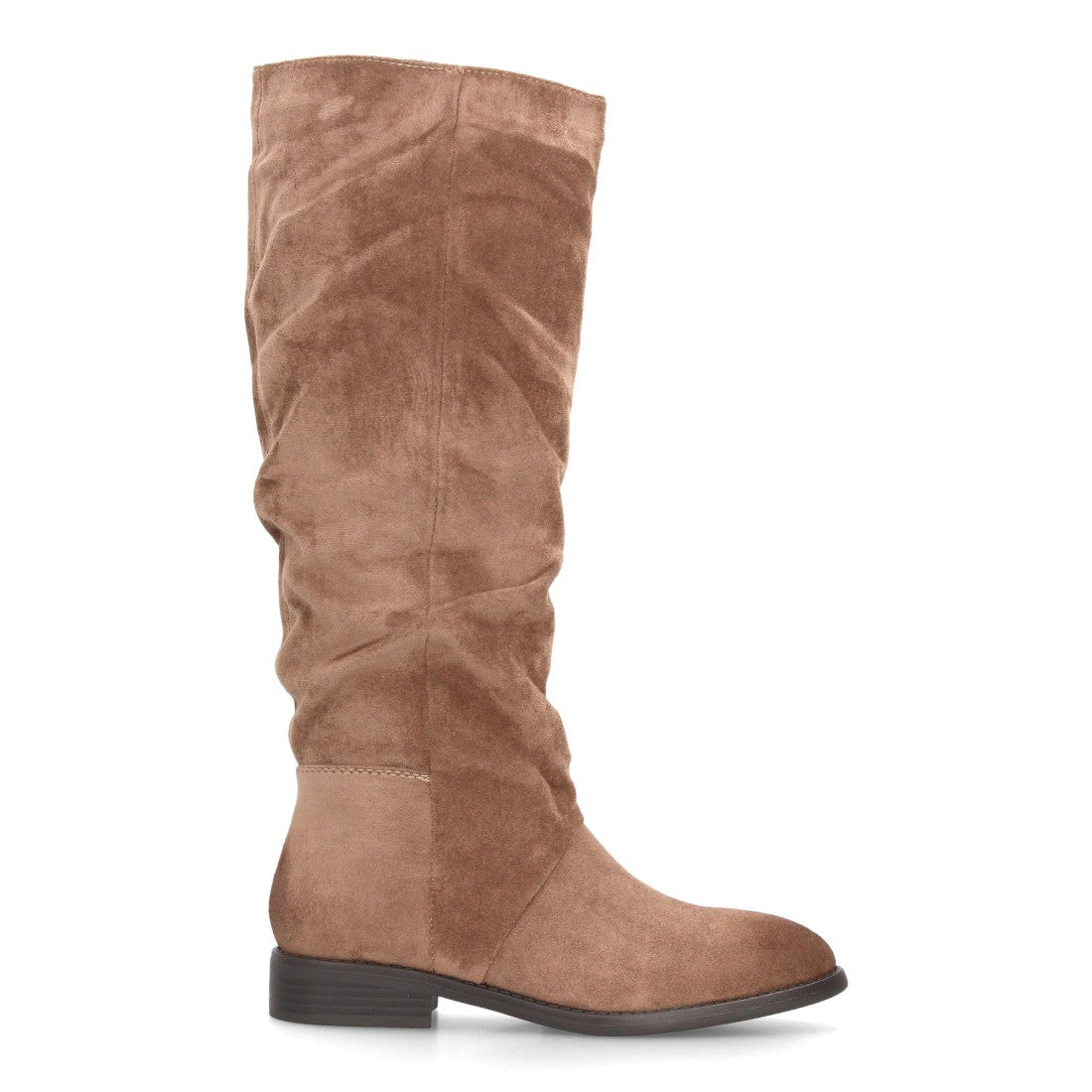 Botas altas para mujer caña arrugada AA-30-Kaki