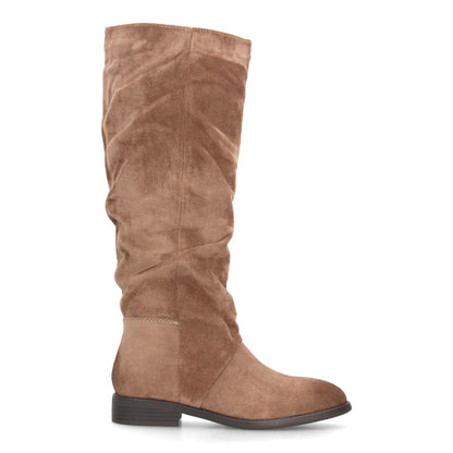 Botas altas para mujer caña arrugada AA-30-Kaki