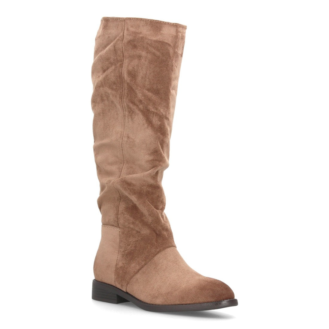Botas altas para mujer caña arrugada AA-30-Kaki