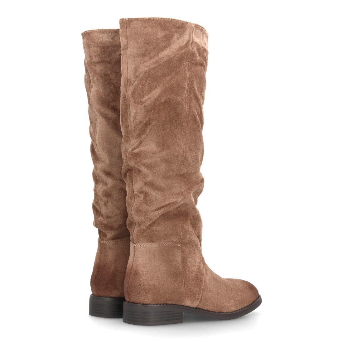 Botas altas para mujer caña arrugada AA-30-Kaki