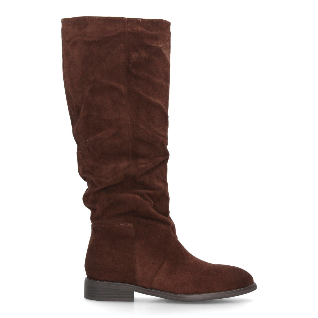 Botas altas para mujer caña arrugada AA-30-Marron