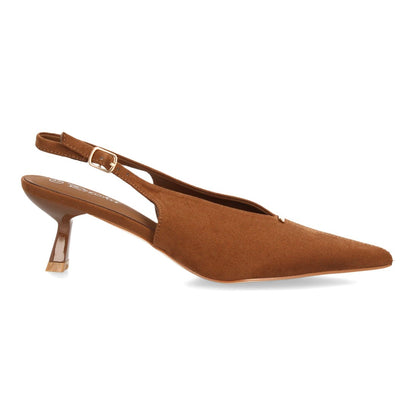 Zapatos para mujer slingback con punta fina HH1000-Camel