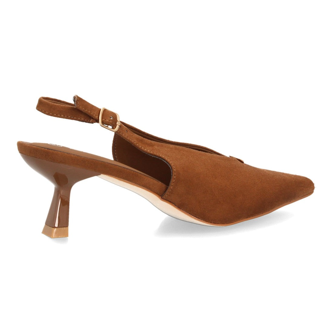 Zapatos para mujer slingback con punta fina HH1000-Camel