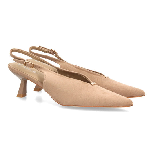 Zapatos para mujer slingback con punta fina HH1000-Kaki