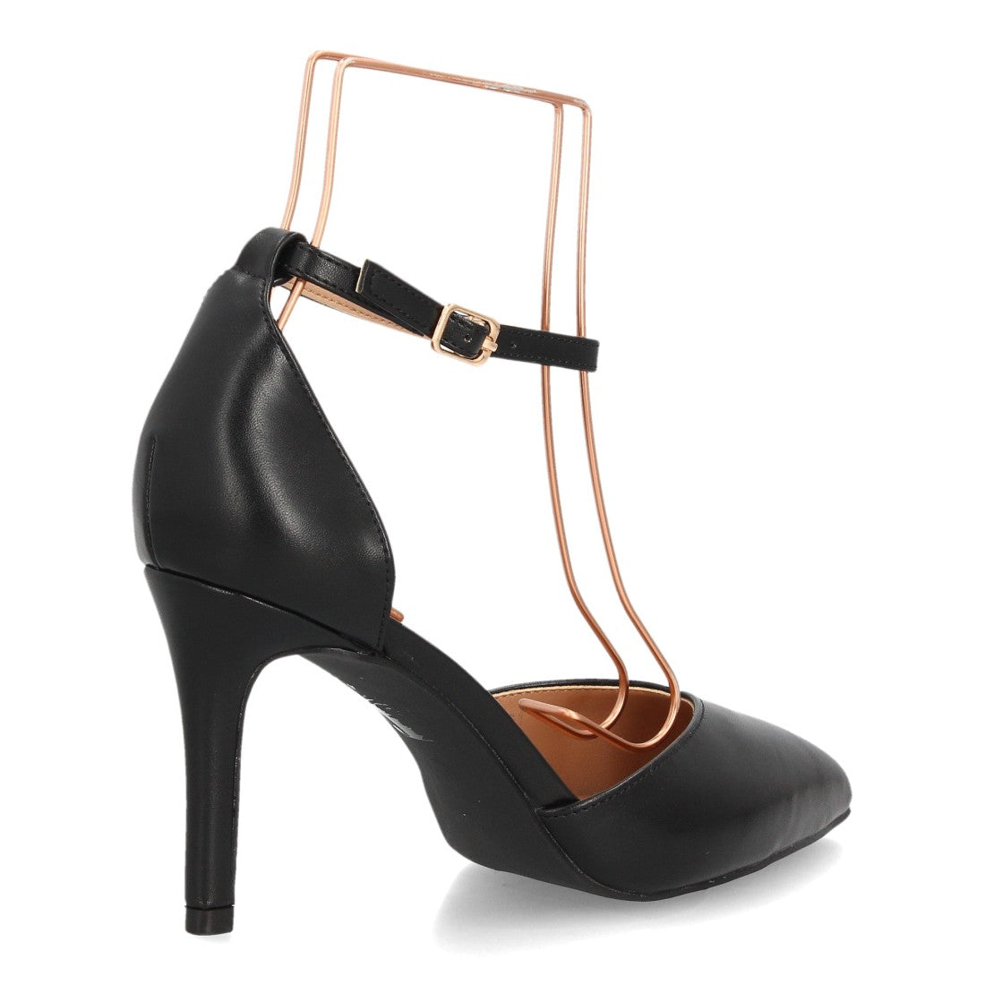 Zapatos de tacón fino para mujer HH1001-Negro
