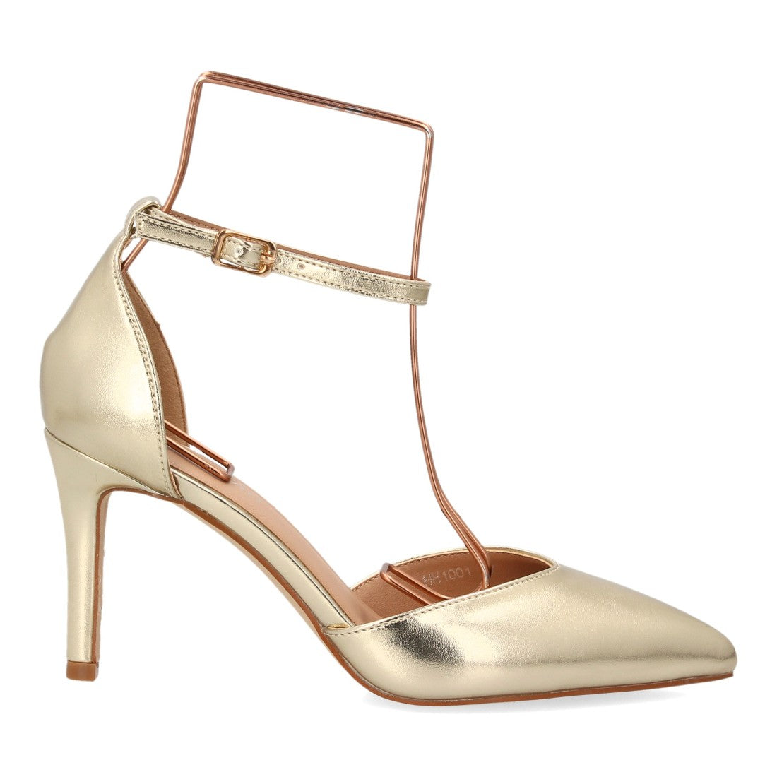 Zapatos de tacón fino para mujer HH1001-Oro