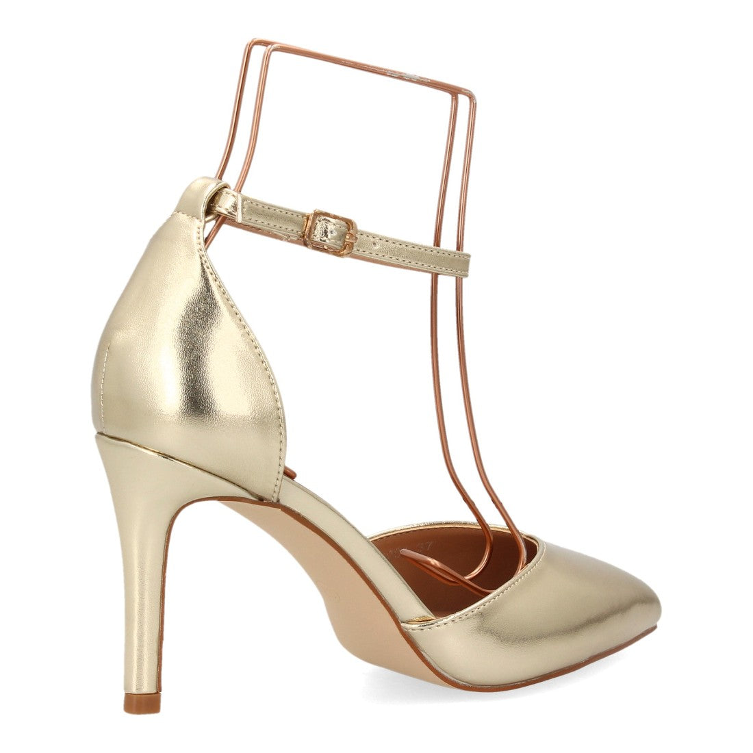 Zapatos de tacón fino para mujer HH1001-Oro