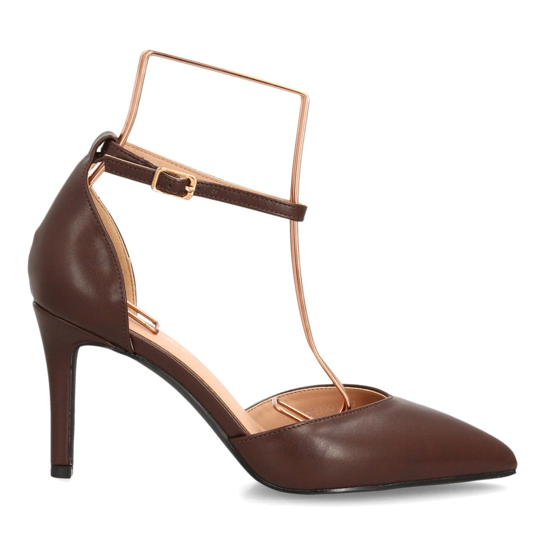 Zapatos de tacón fino para mujer HH1001-Marron