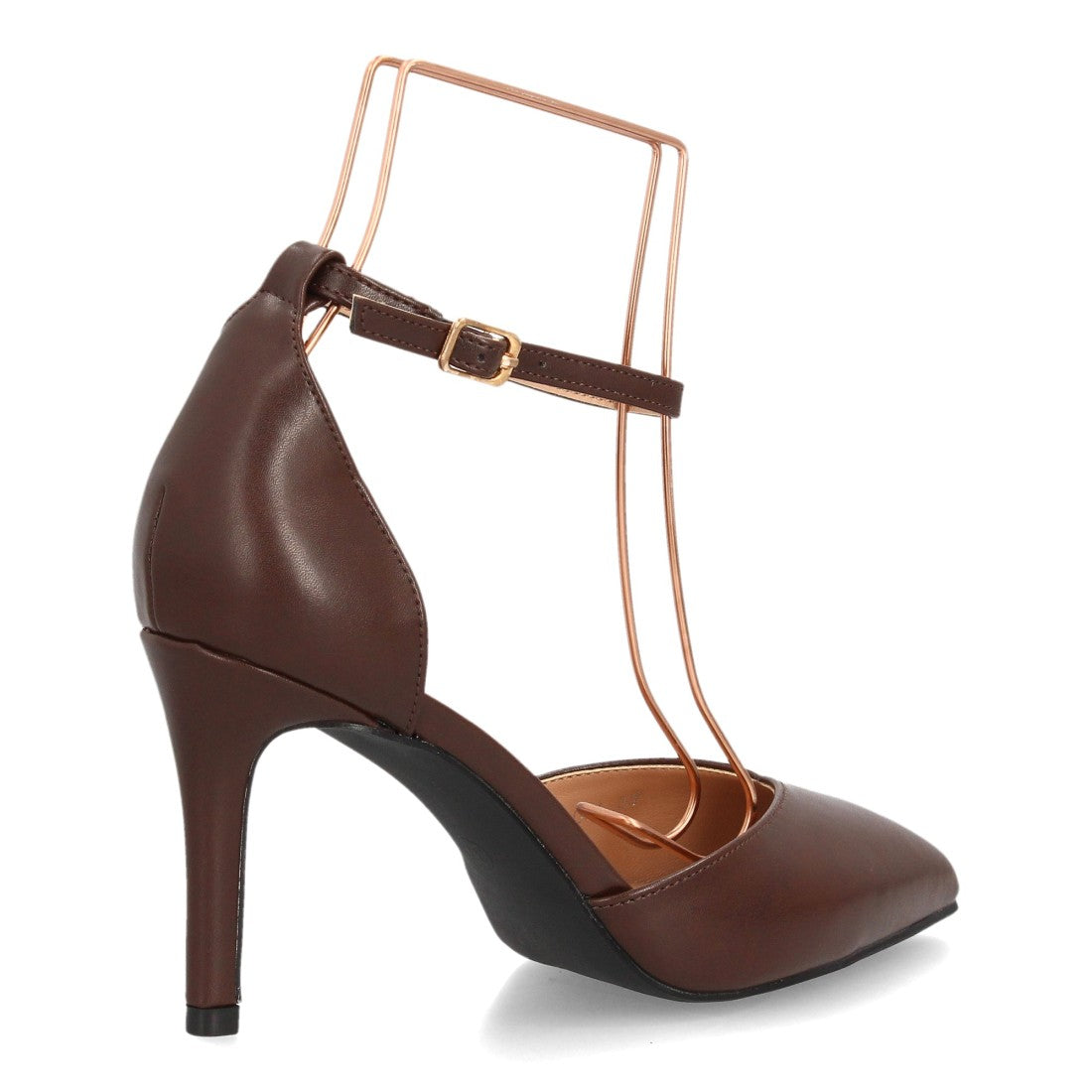 Zapatos de tacón fino para mujer HH1001-Marron