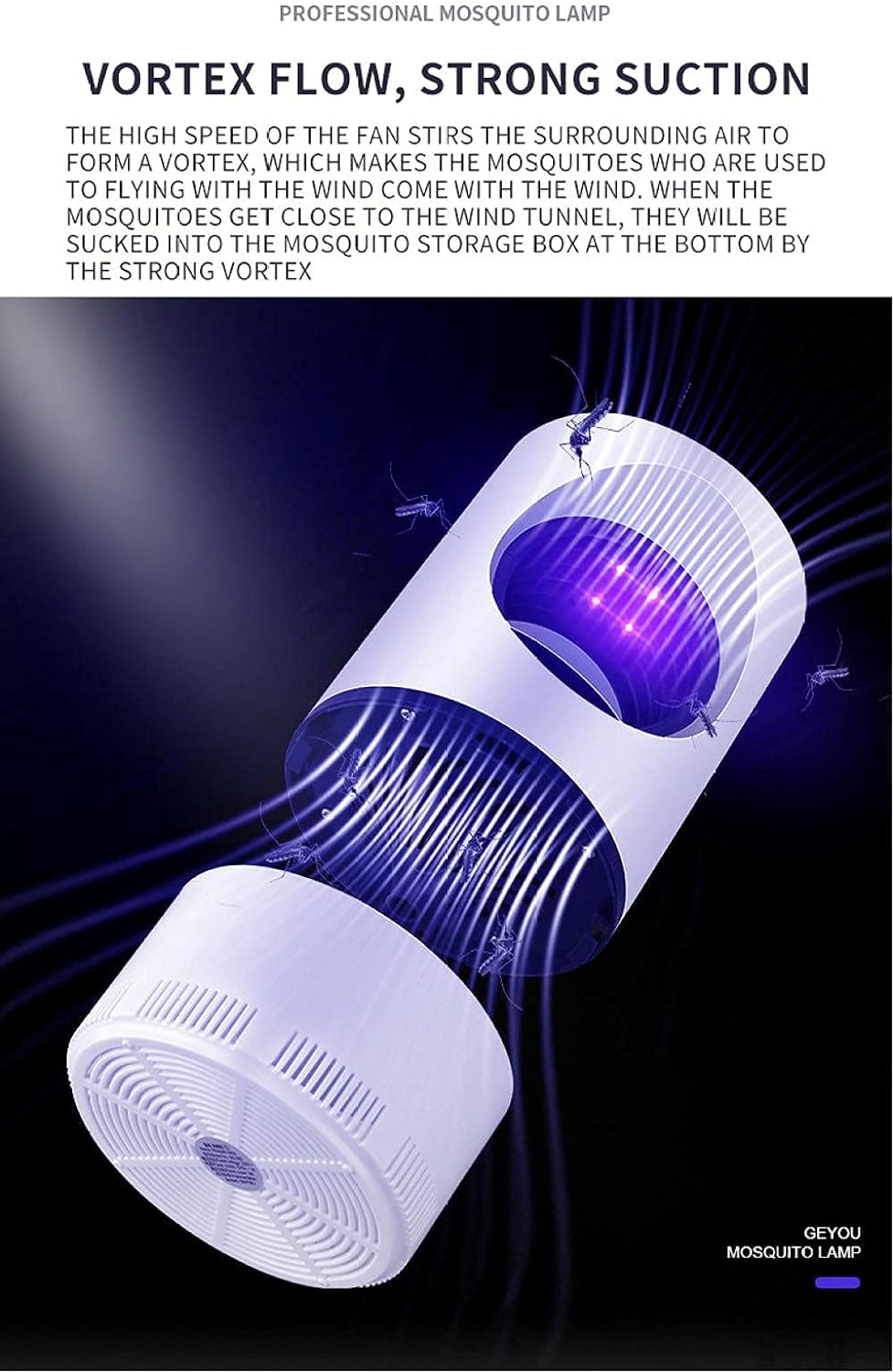 Antimosquits Killer - Llum USB LED Repel·lent Silenciosa per a la Llar i Dormitori