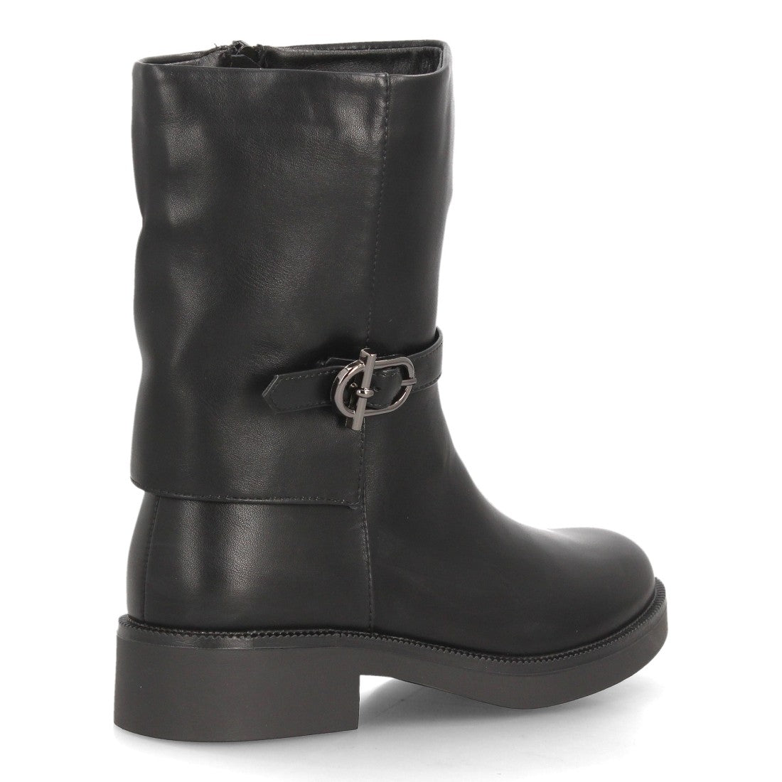 Botas para mujer de caña media 2609-Negro