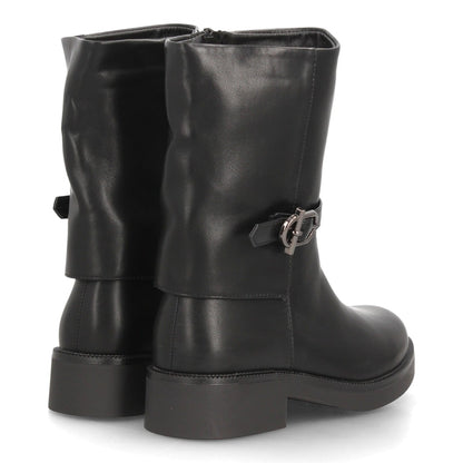 Botas para mujer de caña media 2609-Negro