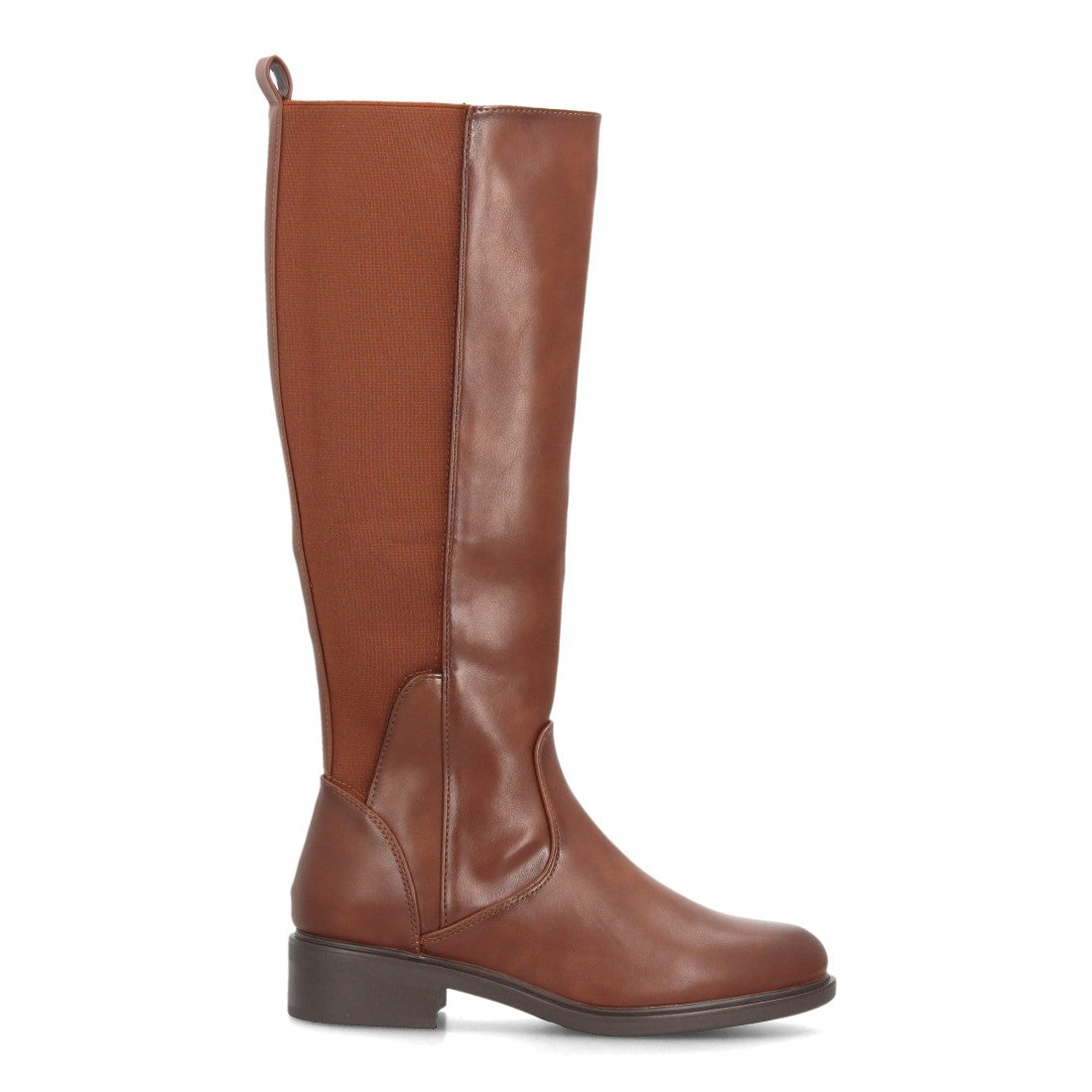Botas altas para mujer con diseño clásico 2608-Camel