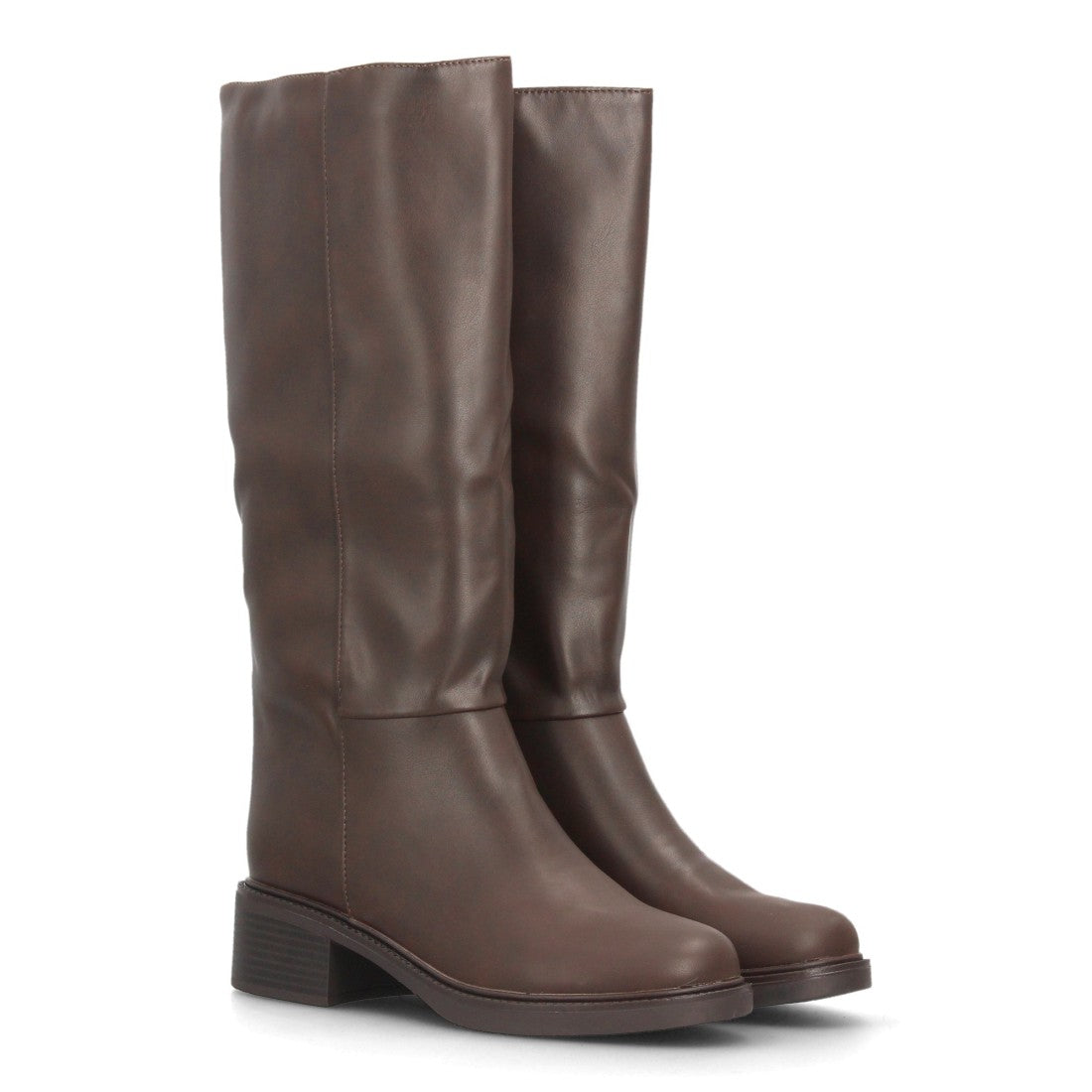 Botas con tacón para mujer 2610-Marron