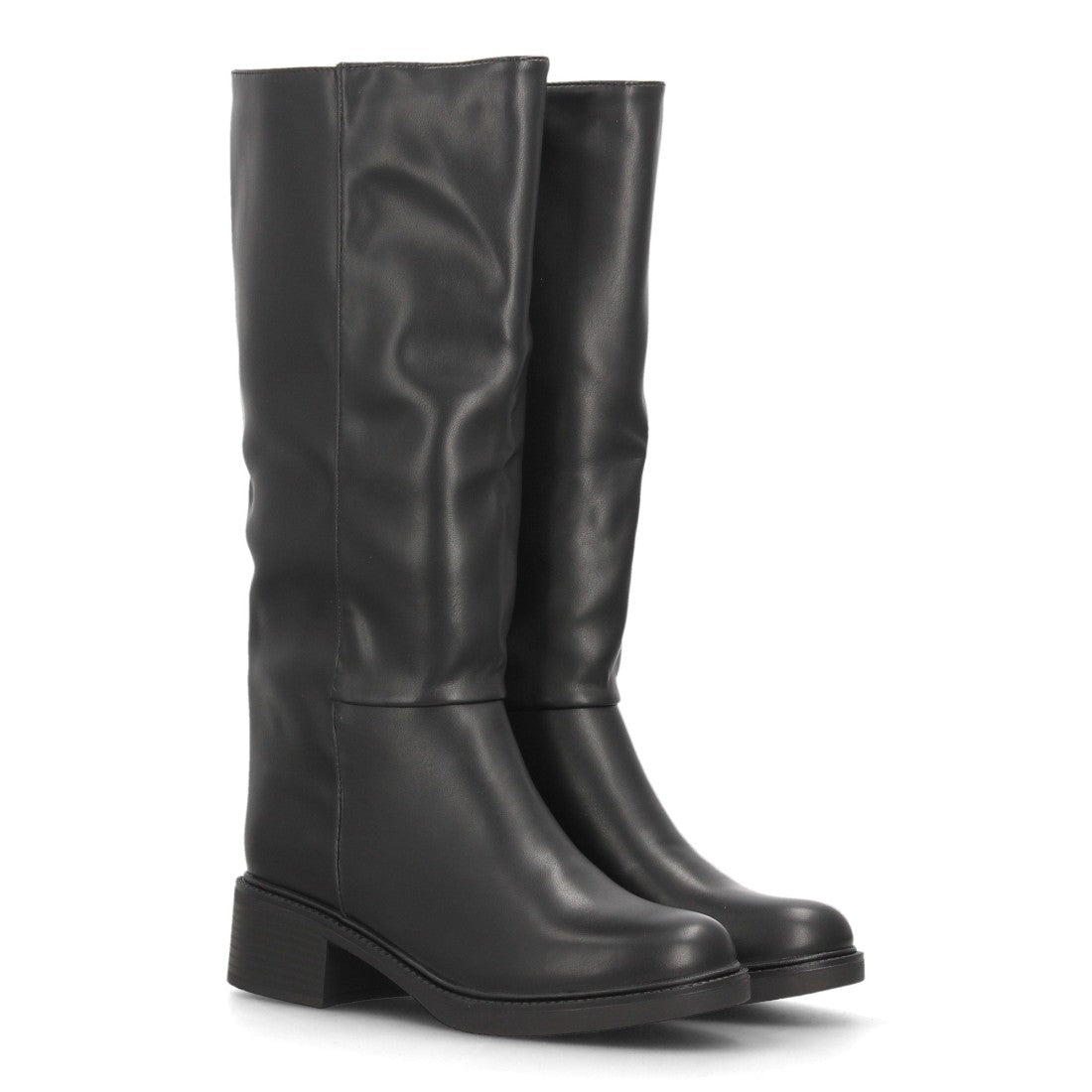 Botas con tacón para mujer 2610-Negro