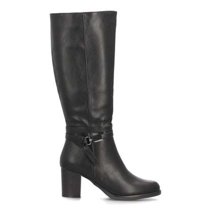 Botas con tacón para mujer 2607-Negro