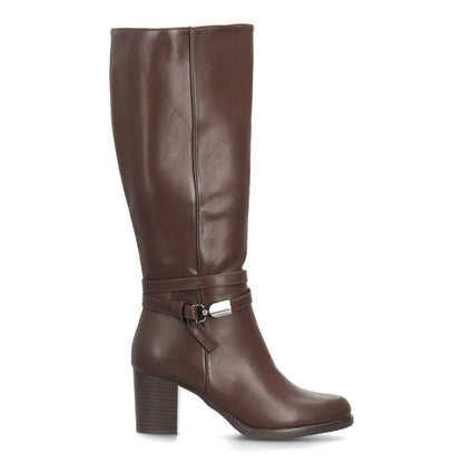 Botas con tacón para mujer 2607-Marron