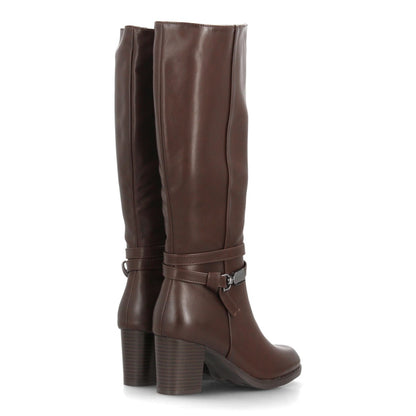 Botas con tacón para mujer 2607-Marron
