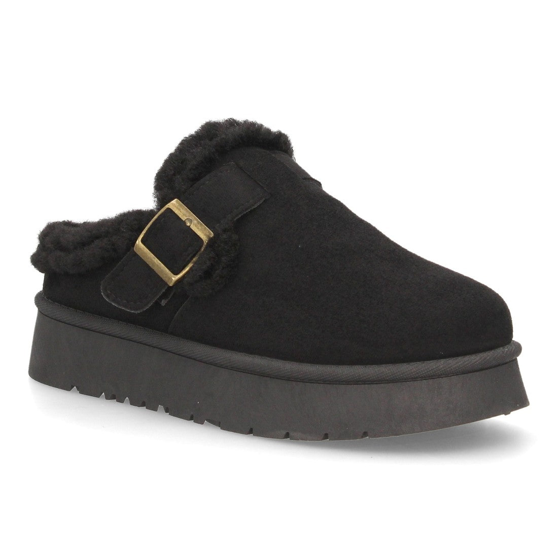 Zuecos para mujer de estilo casual SL-793-Negro