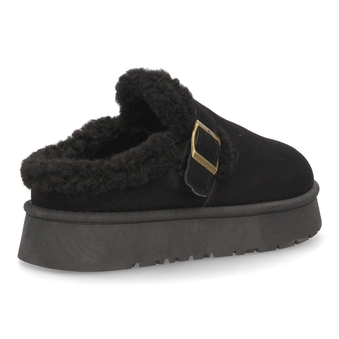 Zuecos para mujer de estilo casual SL-793-Negro