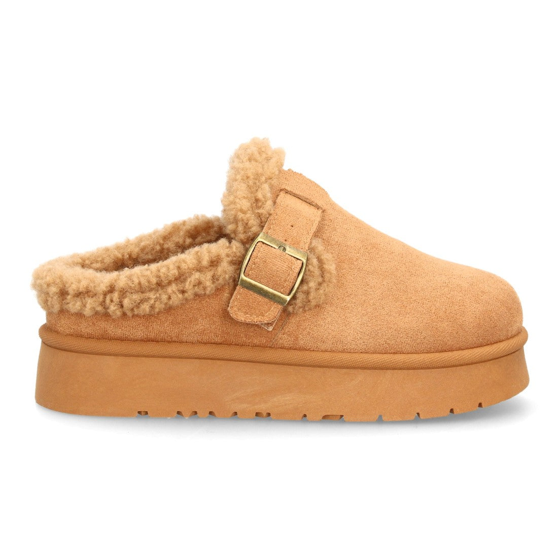 Zuecos para mujer de estilo casual SL-793-Camel