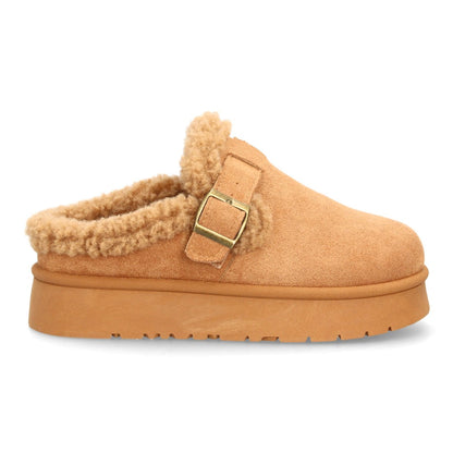 Zuecos para mujer de estilo casual SL-793-Camel