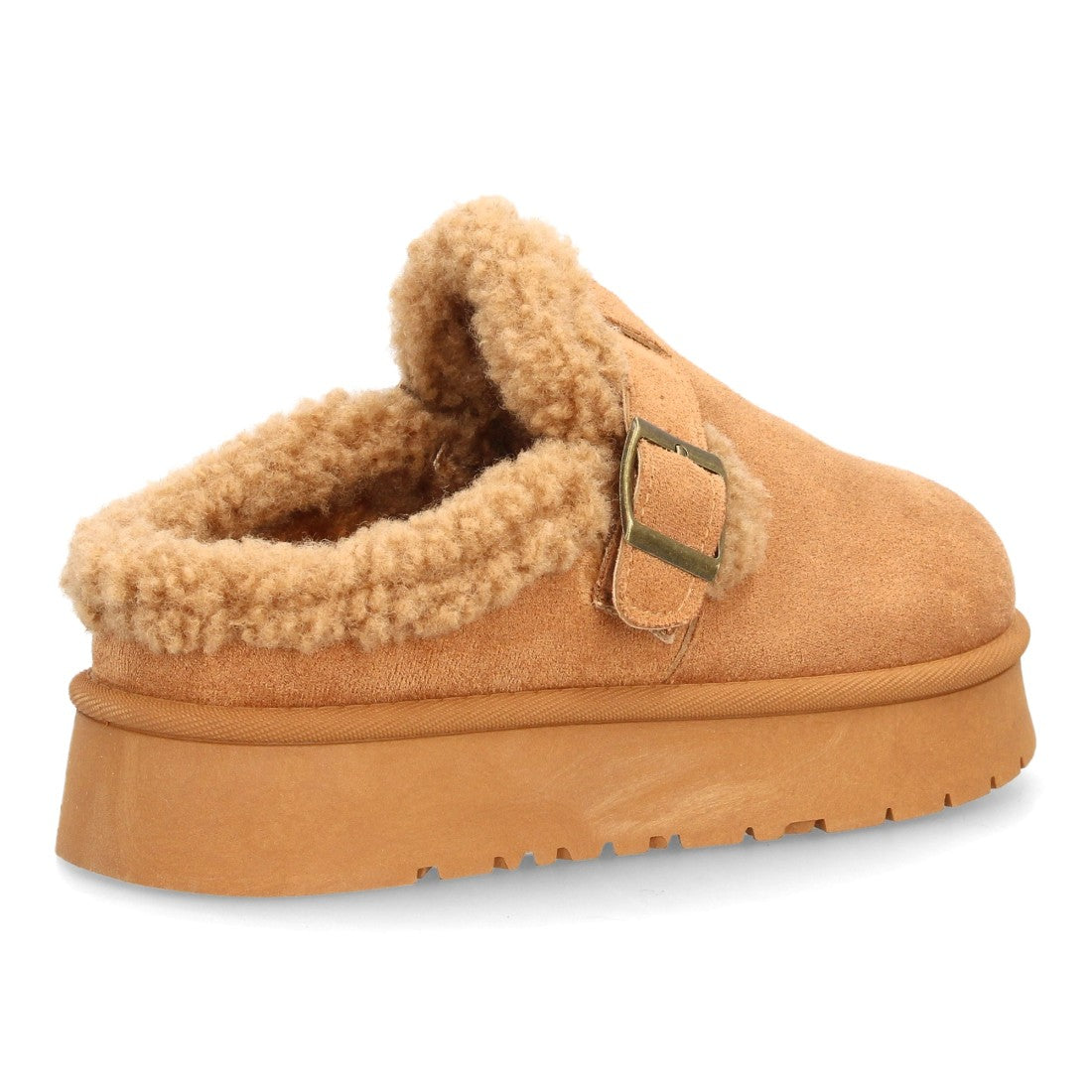 Zuecos para mujer de estilo casual SL-793-Camel