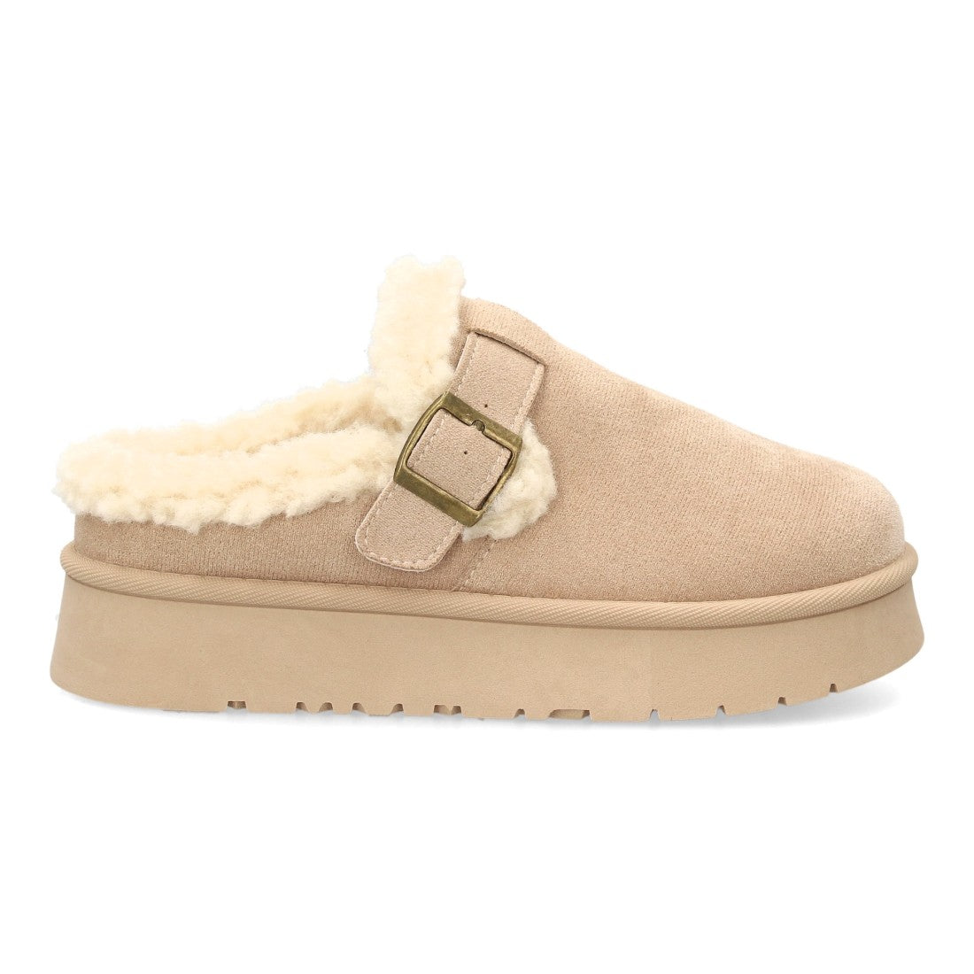 Zuecos para mujer de estilo casual SL-793-Beige