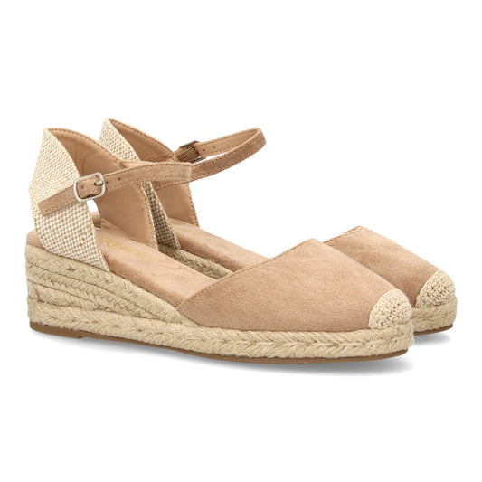 Alpargatas con cuña para mujer VR6-3120-Kaki