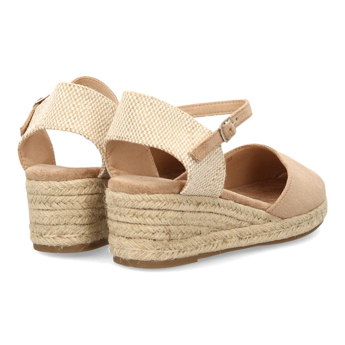 Alpargatas con cuña para mujer VR6-3120-Kaki