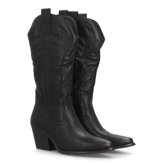 Botas cowboy para mujer VR5-2065-Negro