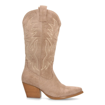 Botas cowboy para mujer VR5-2065-Beige