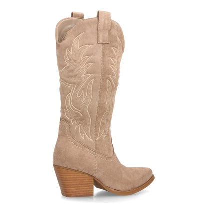 Botas cowboy para mujer VR5-2065-Beige